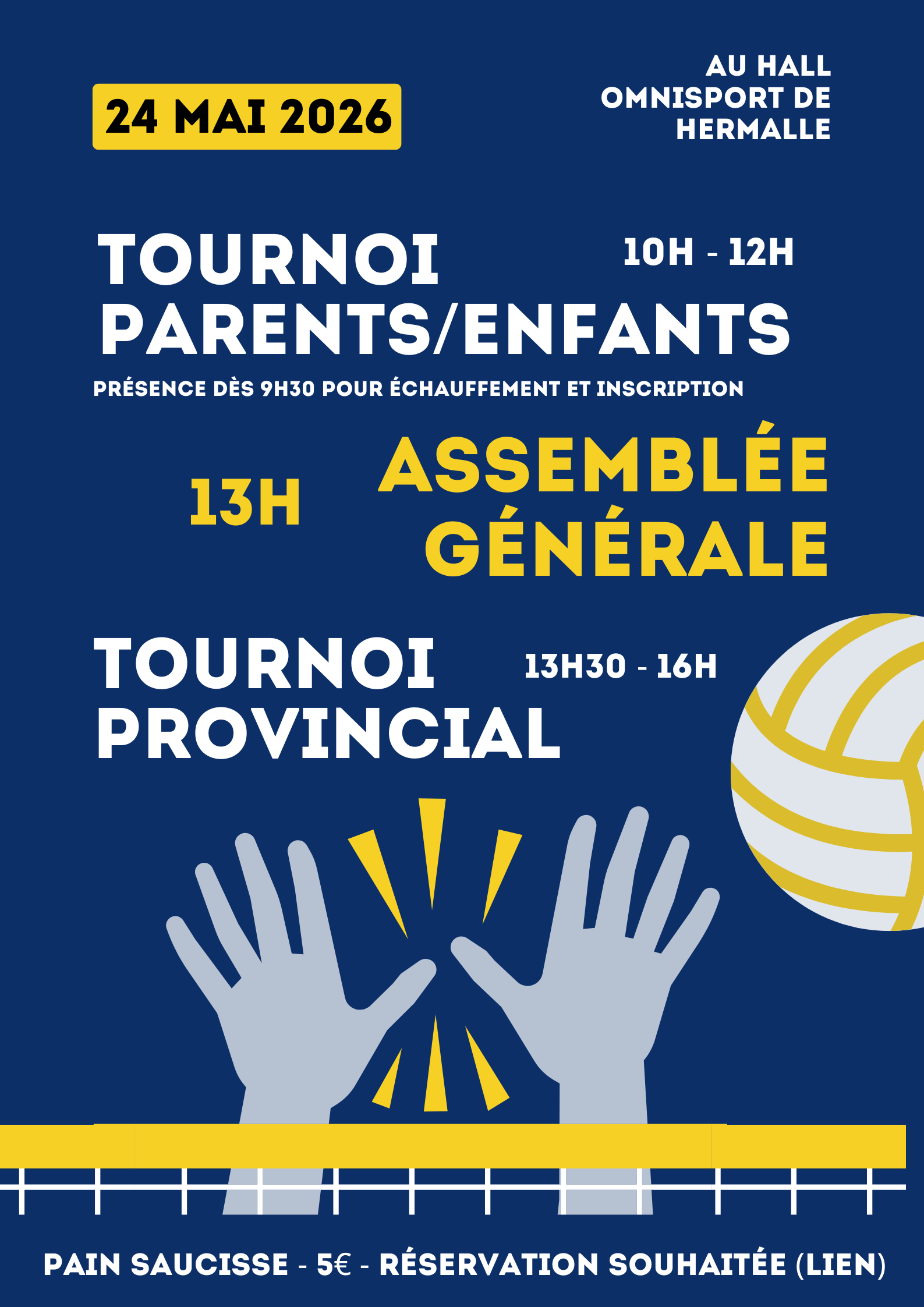 Tournois et AG de fin de saison 2026